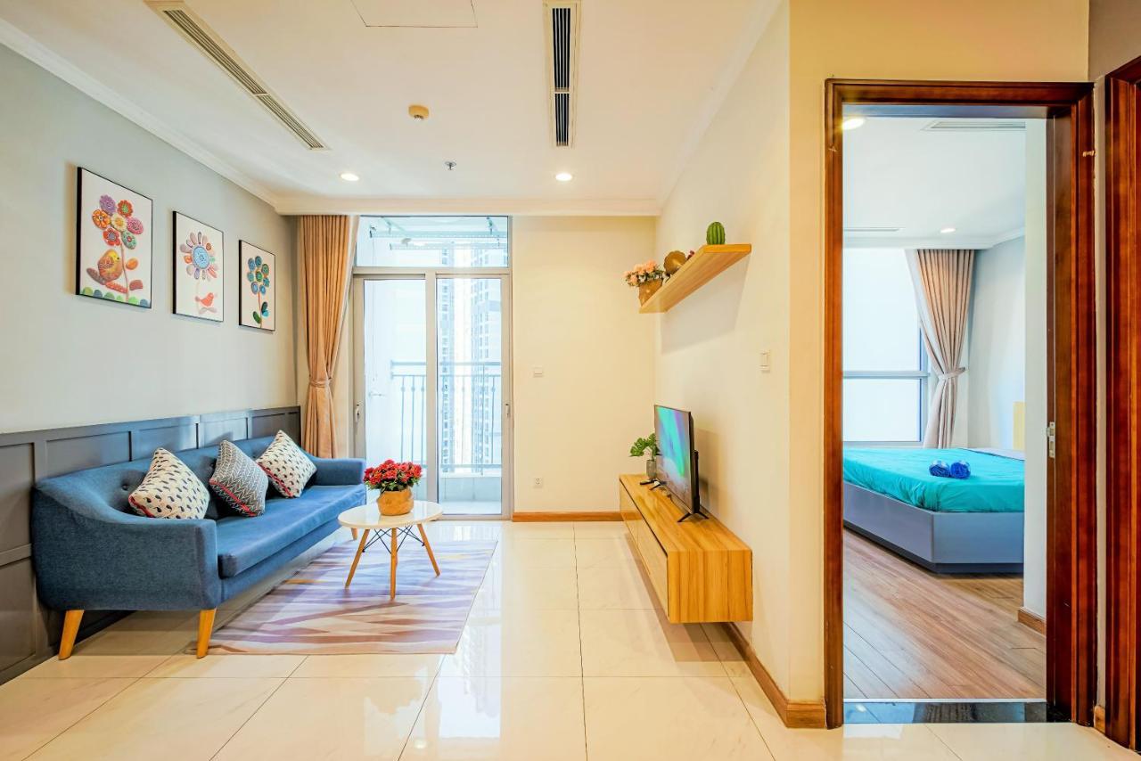 Mott Haven Apart - Vinhomes Central Park, Landmark 81 Area & Ice Rink Ho Chi Minh-staden Exteriör bild