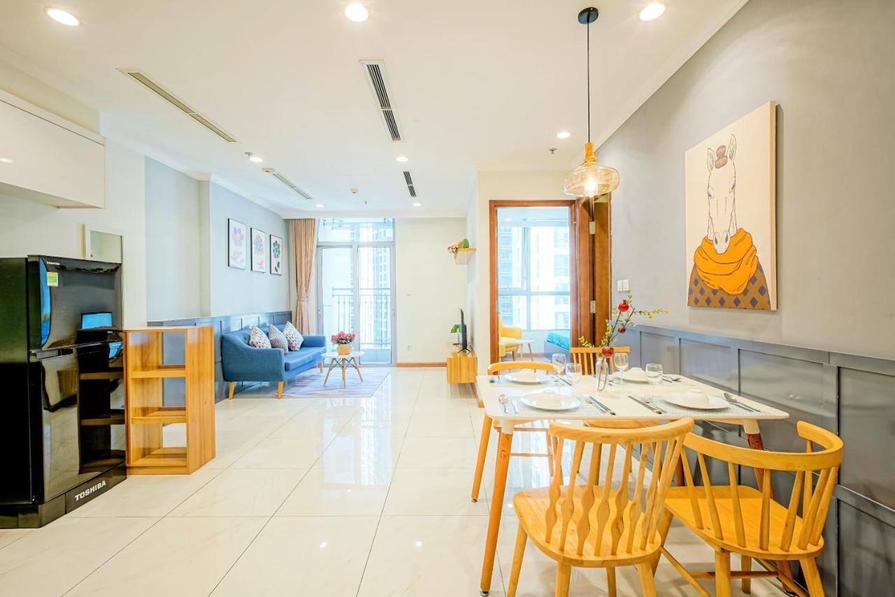 Mott Haven Apart - Vinhomes Central Park, Landmark 81 Area & Ice Rink Ho Chi Minh-staden Exteriör bild