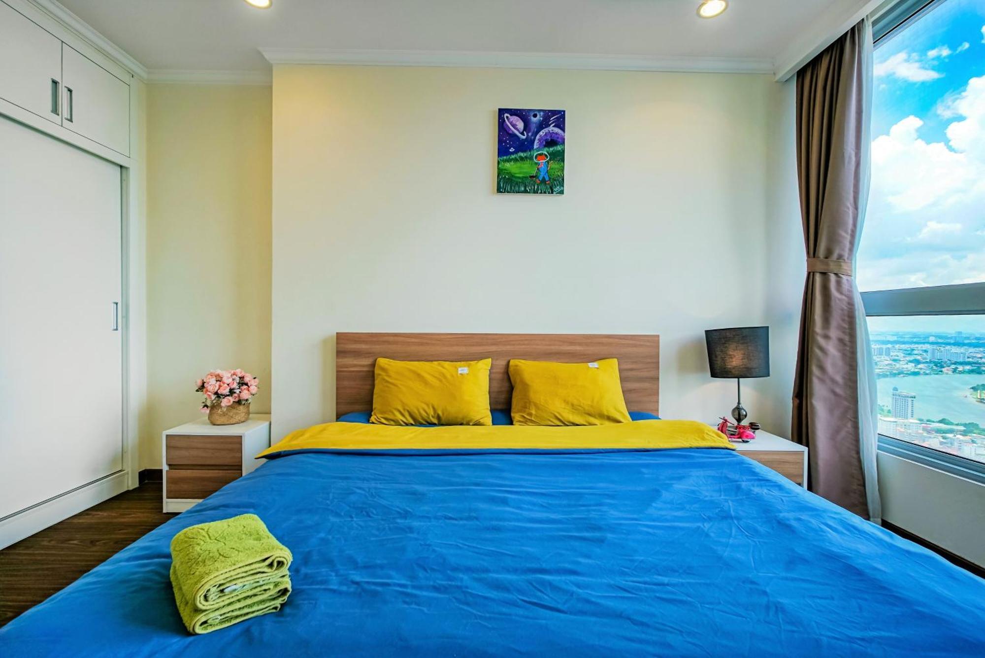 Mott Haven Apart - Vinhomes Central Park, Landmark 81 Area & Ice Rink Ho Chi Minh-staden Exteriör bild