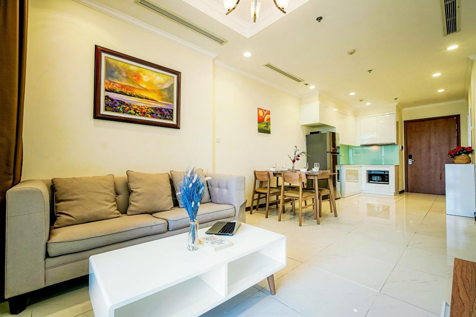 Mott Haven Apart - Vinhomes Central Park, Landmark 81 Area & Ice Rink Ho Chi Minh-staden Exteriör bild