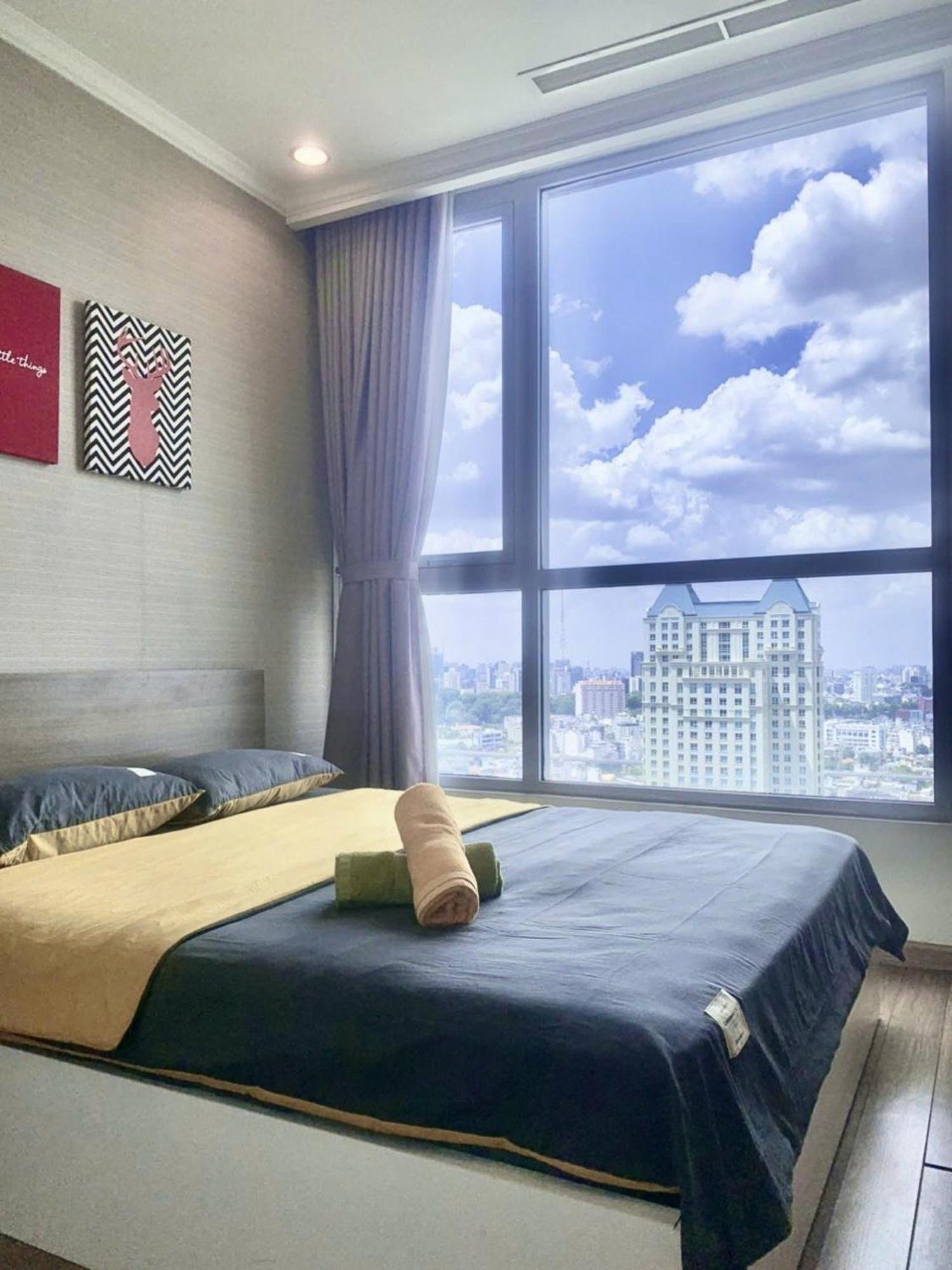 Mott Haven Apart - Vinhomes Central Park, Landmark 81 Area & Ice Rink Ho Chi Minh-staden Exteriör bild
