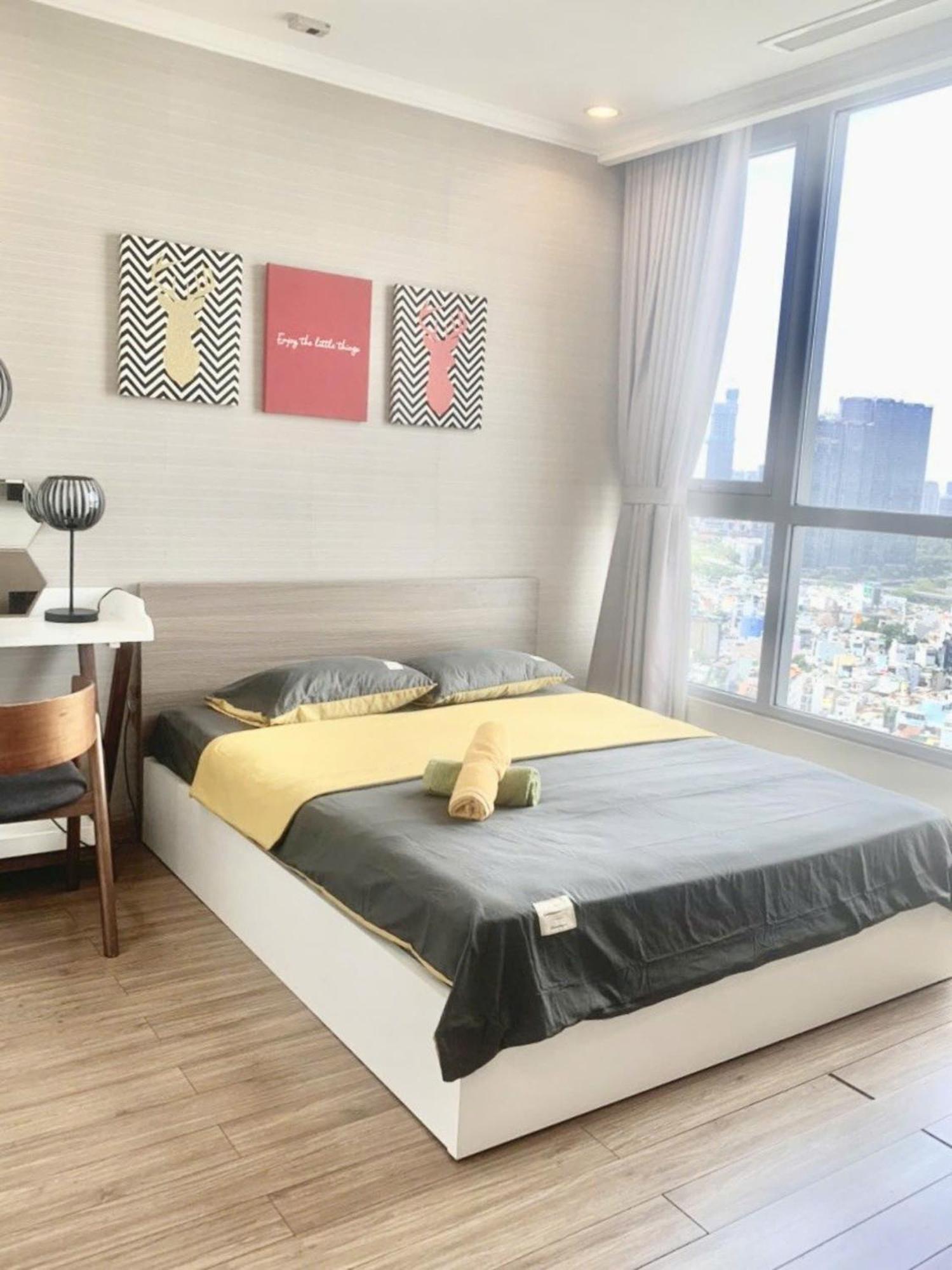 Mott Haven Apart - Vinhomes Central Park, Landmark 81 Area & Ice Rink Ho Chi Minh-staden Exteriör bild